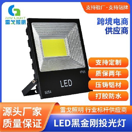 RG-FL-JG-COB 5054 Black Diamond LED floodlight 50W100W150W200W outdoor waterproof outdoor engineering COB floodlight